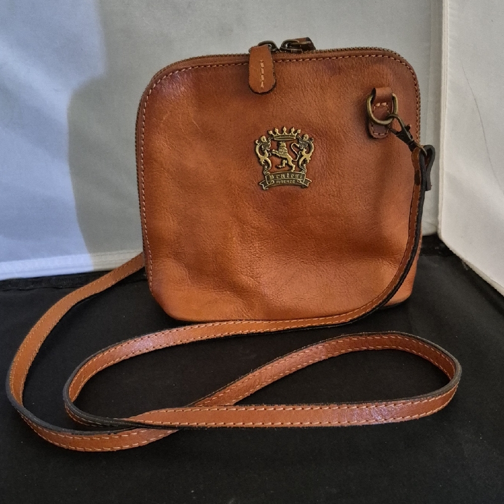Brown Leather Crossbody Bag